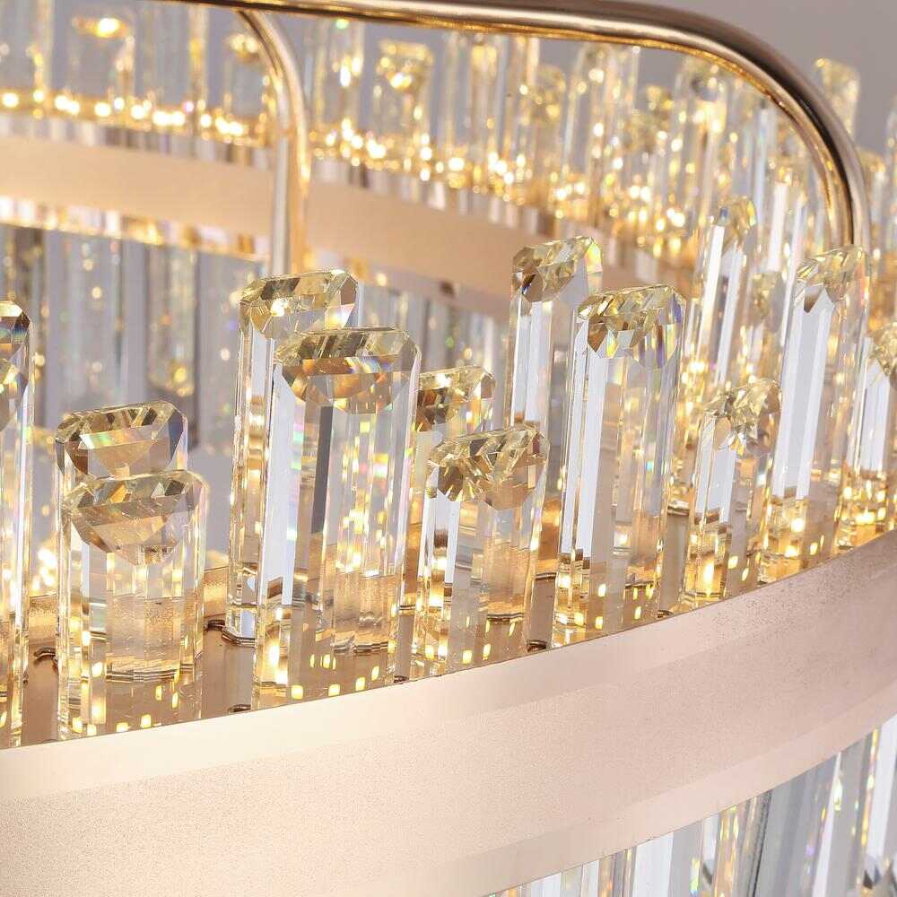 luxury LED crystal pendent lamp details 2